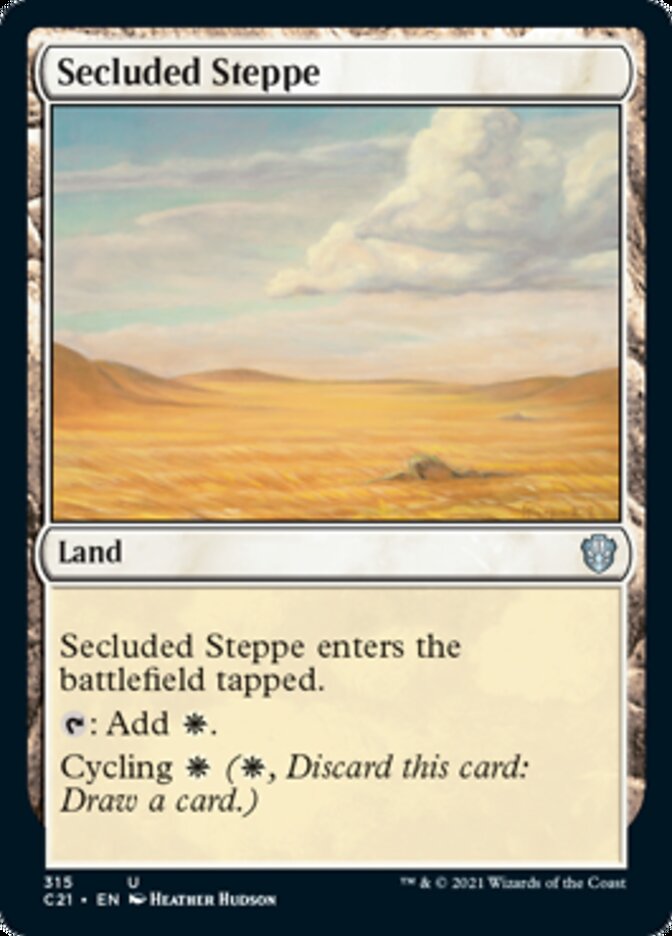 Secluded Steppe [Commander 2021] | L.A. Mood Comics and Games