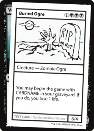 Buried Ogre (2021 Edition) [Mystery Booster Playtest Cards] | L.A. Mood Comics and Games