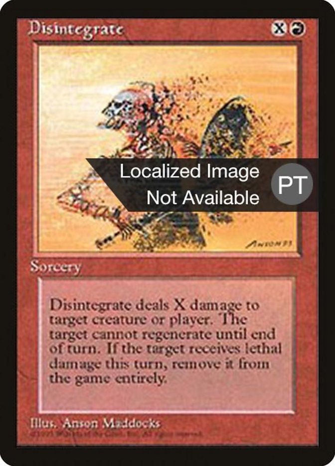 Disintegrate [Fourth Edition (Foreign Black Border)] | L.A. Mood Comics and Games