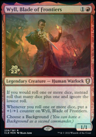 Wyll, Blade of Frontiers [Commander Legends: Battle for Baldur's Gate Prerelease Promos] | L.A. Mood Comics and Games