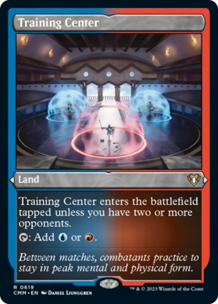 Training Center (Foil Etched) [Commander Masters] | L.A. Mood Comics and Games