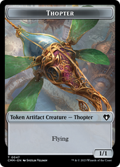 Thopter // Construct (0074) Double-Sided Token [Commander Masters Tokens] | L.A. Mood Comics and Games