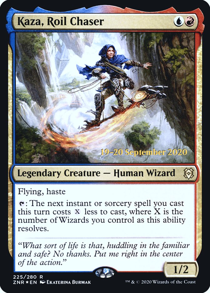 Kaza, Roil Chaser [Zendikar Rising Prerelease Promos] | L.A. Mood Comics and Games