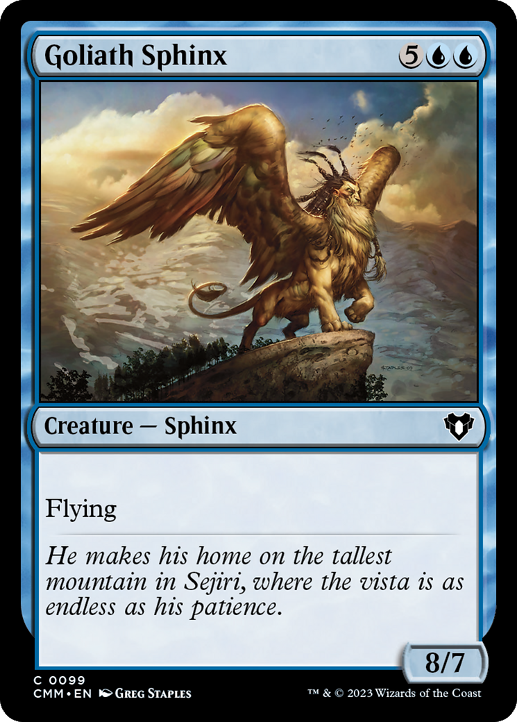 Goliath Sphinx [Commander Masters] | L.A. Mood Comics and Games