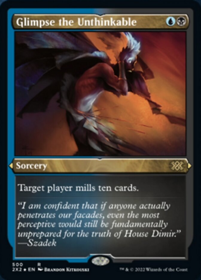 Glimpse the Unthinkable (Foil Etched) [Double Masters 2022] | L.A. Mood Comics and Games