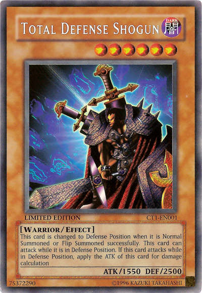 Total Defense Shogun [CT1-EN001] Secret Rare | L.A. Mood Comics and Games