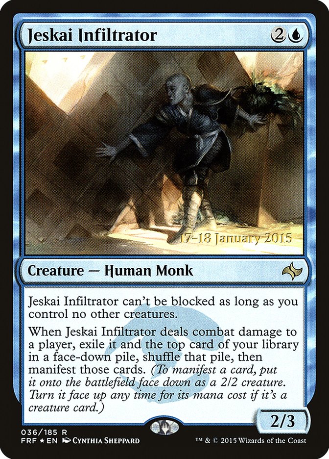 Jeskai Infiltrator [Fate Reforged Prerelease Promos] | L.A. Mood Comics and Games