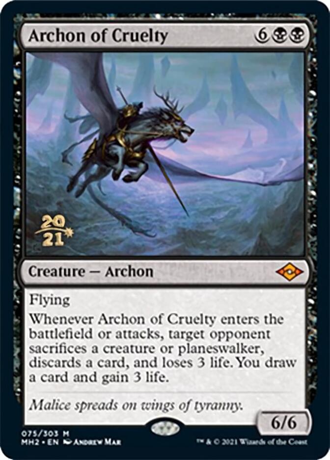 Archon of Cruelty [Modern Horizons 2 Prerelease Promos] | L.A. Mood Comics and Games