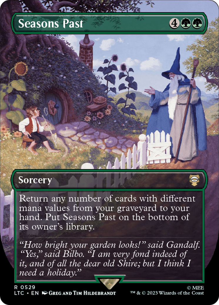 Seasons Past (Borderless) [The Lord of the Rings: Tales of Middle-Earth Commander] | L.A. Mood Comics and Games