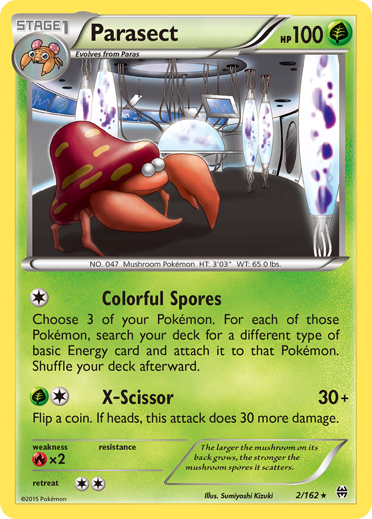 Parasect (2/162) [XY: BREAKthrough] | L.A. Mood Comics and Games