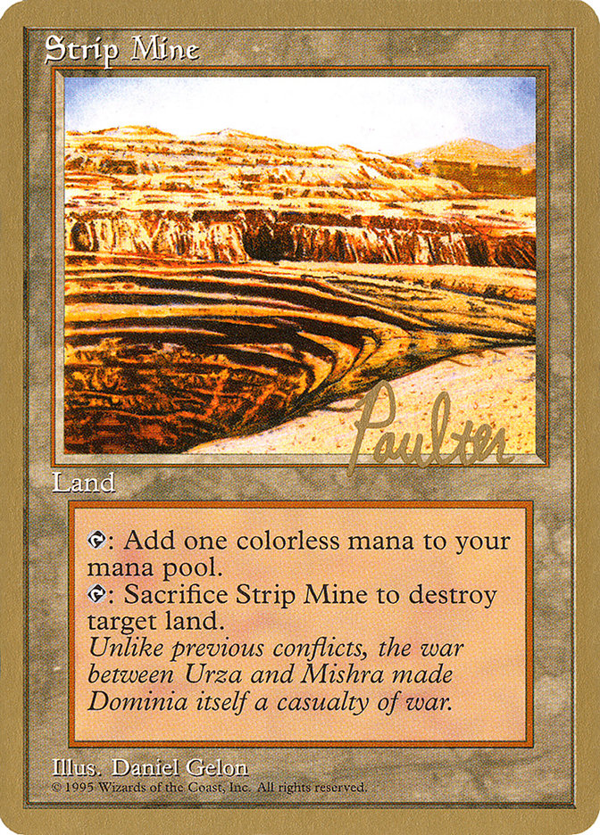 Strip Mine (Preston Poulter) [Pro Tour Collector Set] | L.A. Mood Comics and Games