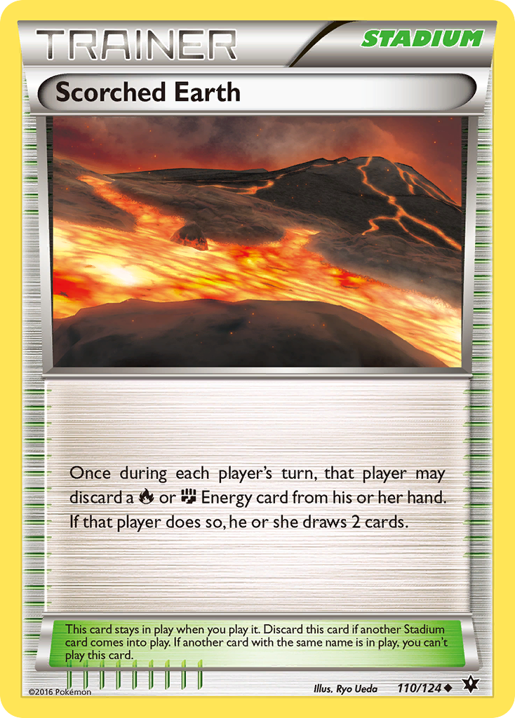 Scorched Earth (110/124) [XY: Fates Collide] | L.A. Mood Comics and Games