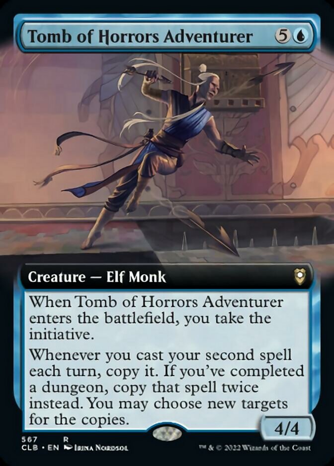 Tomb of Horrors Adventurer (Extended Art) [Commander Legends: Battle for Baldur's Gate] | L.A. Mood Comics and Games