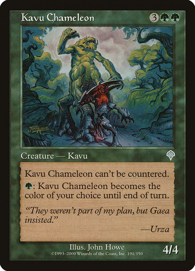 Kavu Chameleon [Invasion] | L.A. Mood Comics and Games