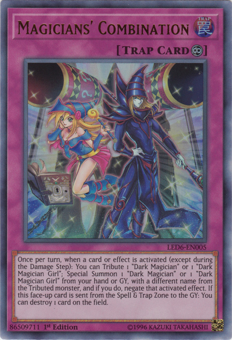 Magicians' Combination [LED6-EN005] Ultra Rare | L.A. Mood Comics and Games