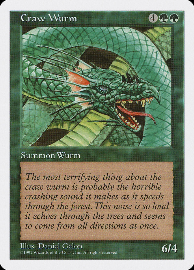 Craw Wurm [Fifth Edition] | L.A. Mood Comics and Games