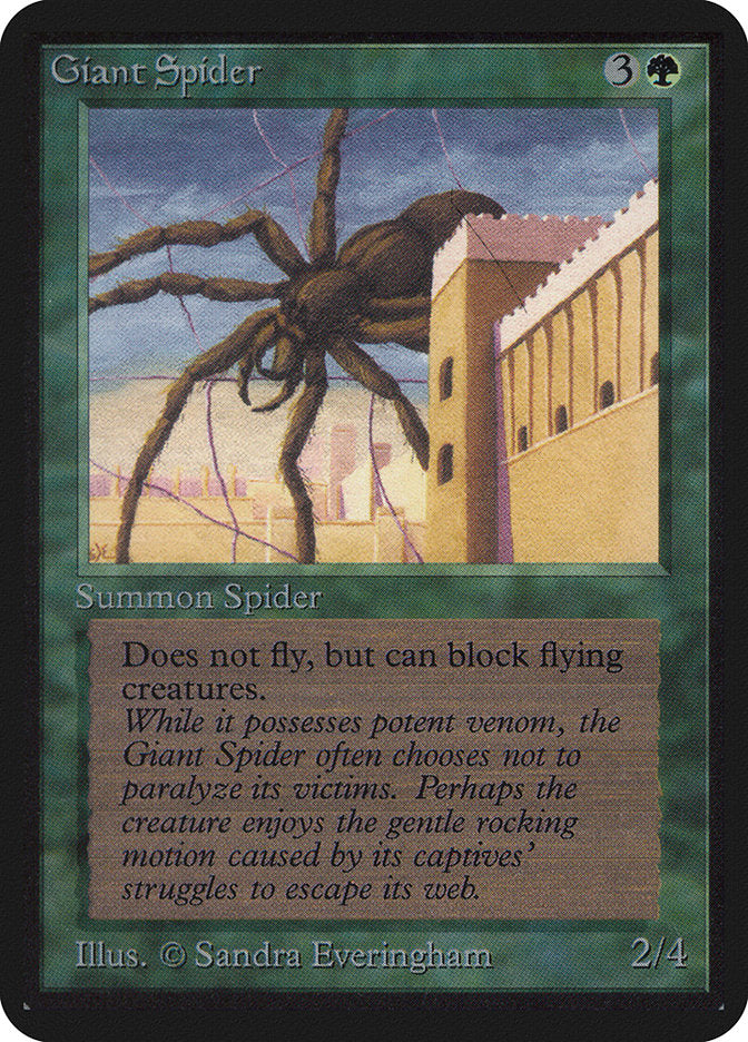 Giant Spider [Alpha Edition] | L.A. Mood Comics and Games