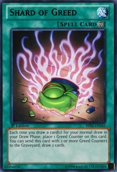 Shard of Greed [BP02-EN165] Rare | L.A. Mood Comics and Games