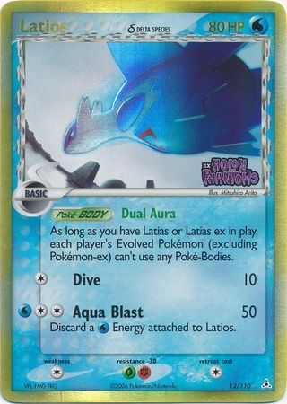 Latios (12/110) (Delta Species) (Stamped) [EX: Holon Phantoms] | L.A. Mood Comics and Games