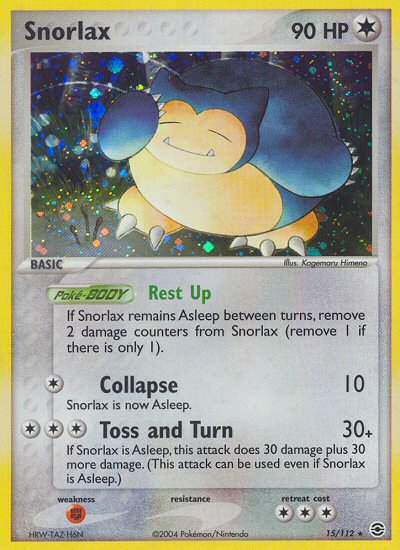 Snorlax (15/112) [EX: FireRed & LeafGreen] | L.A. Mood Comics and Games