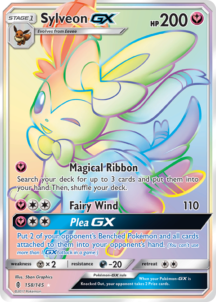 Sylveon GX (158/145) [Sun & Moon: Guardians Rising] | L.A. Mood Comics and Games