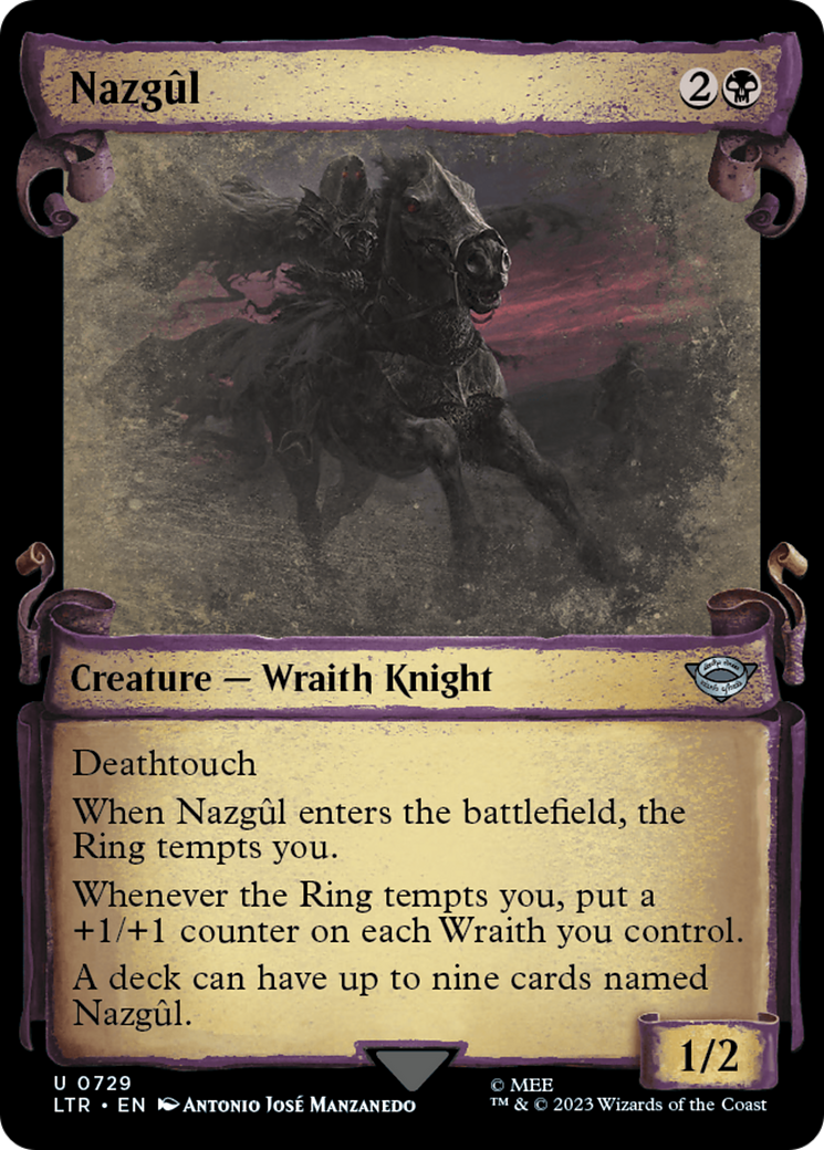 Nazgul (0729) [The Lord of the Rings: Tales of Middle-Earth Showcase Scrolls] | L.A. Mood Comics and Games