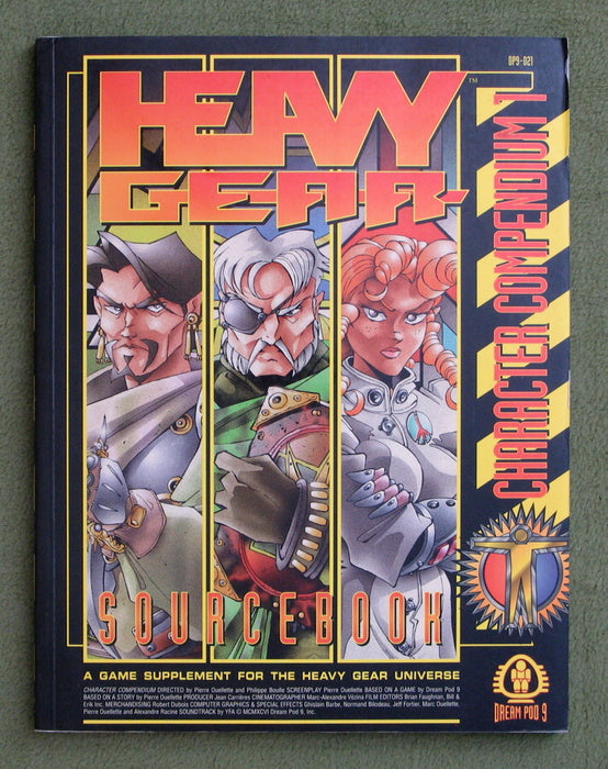 Heavy Gear Character Compendium 1 RPG (USED) | L.A. Mood Comics and Games