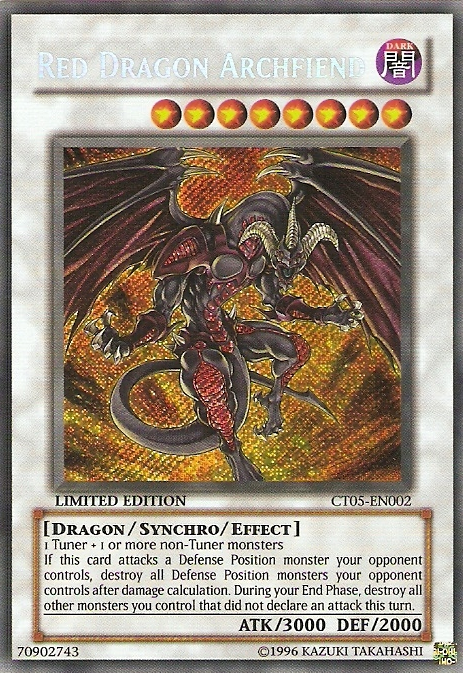 Red Dragon Archfiend [CT05-EN002] Secret Rare | L.A. Mood Comics and Games