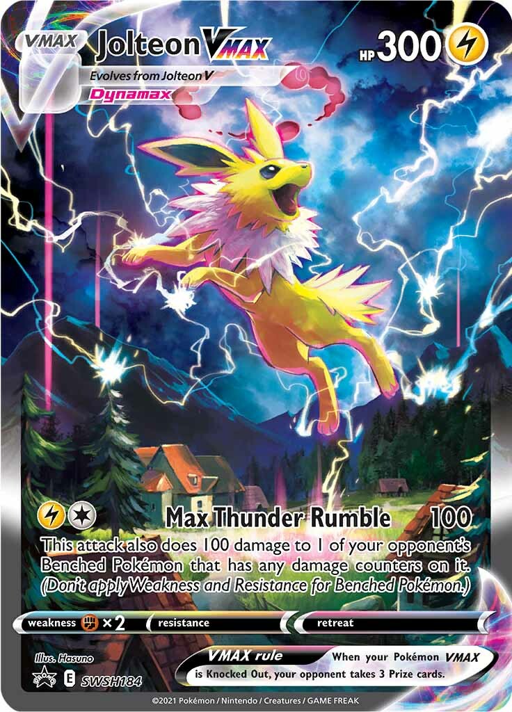 Jolteon VMAX (SWSH184) [Sword & Shield: Black Star Promos] | L.A. Mood Comics and Games