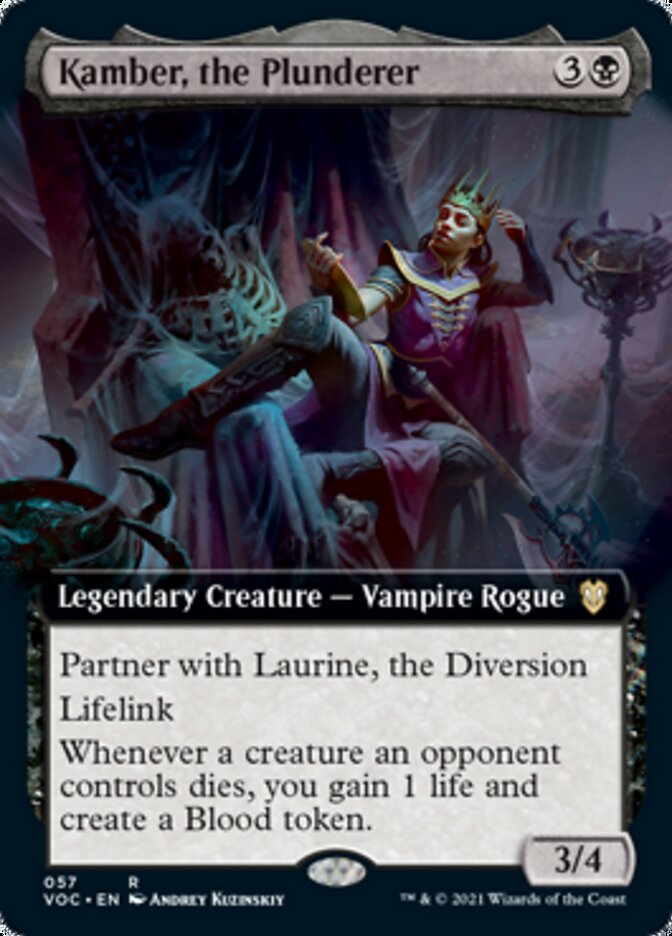 Kamber, the Plunderer (Extended Art) [Innistrad: Crimson Vow Commander] | L.A. Mood Comics and Games