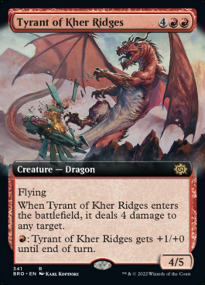 Tyrant of Kher Ridges (Extended Art) [The Brothers' War] | L.A. Mood Comics and Games