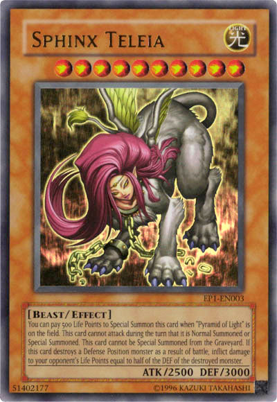 Sphinx Teleia [EP1-EN003] Ultra Rare | L.A. Mood Comics and Games