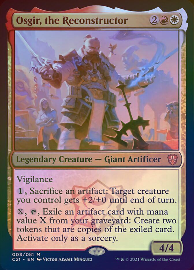 Osgir, the Reconstructor (Display Commander) [Commander 2021] | L.A. Mood Comics and Games