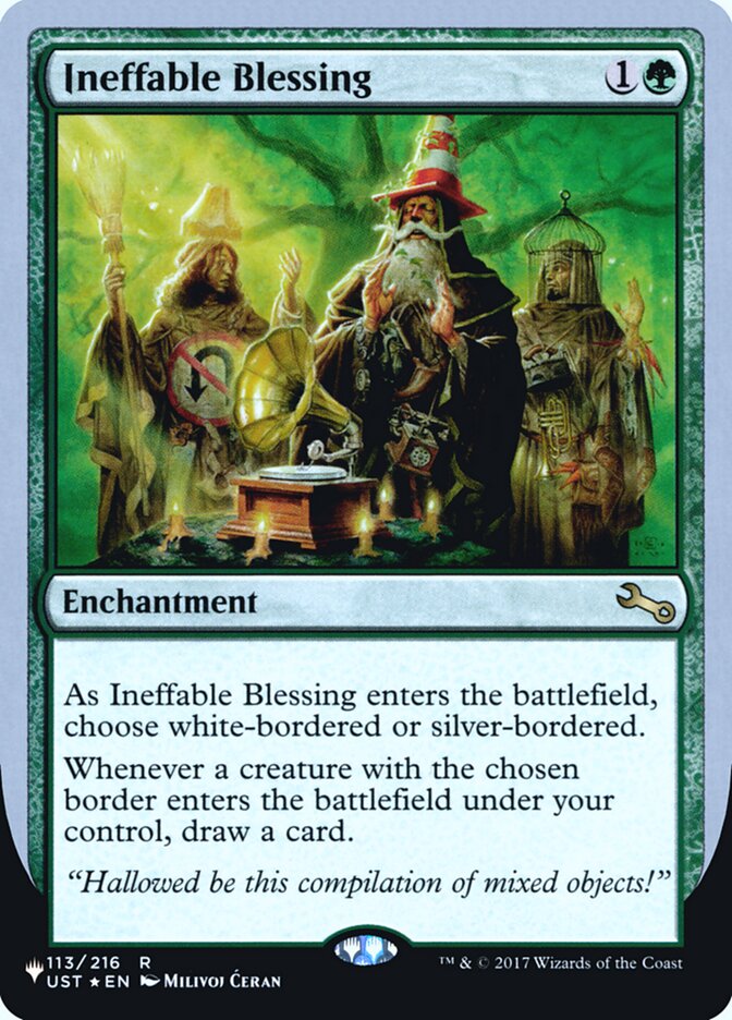 Ineffable Blessing (Bordered) (Unfinity Foil Edition) [The List] | L.A. Mood Comics and Games
