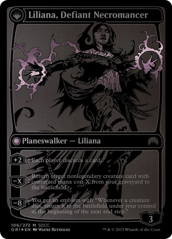 Liliana, Heretical Healer // Liliana, Defiant Necromancer [San Diego Comic-Con 2015] | L.A. Mood Comics and Games