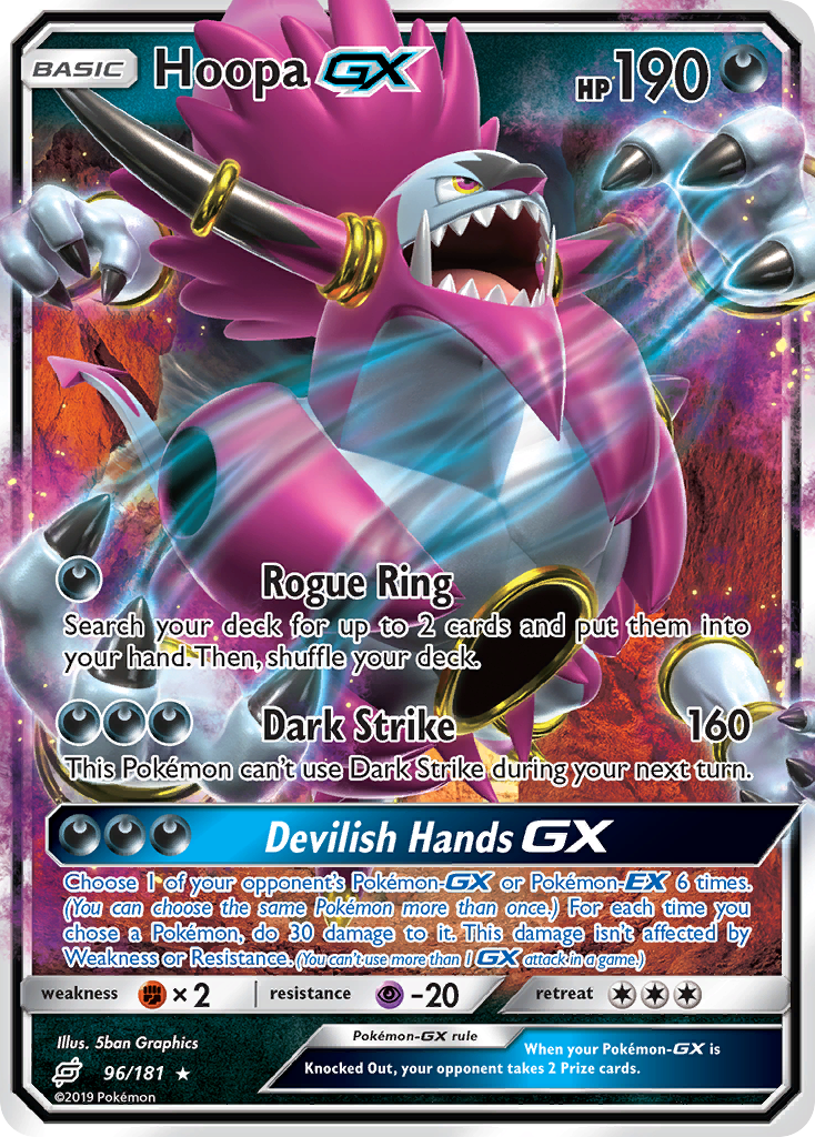 Hoopa GX (96/181) [Sun & Moon: Team Up] | L.A. Mood Comics and Games