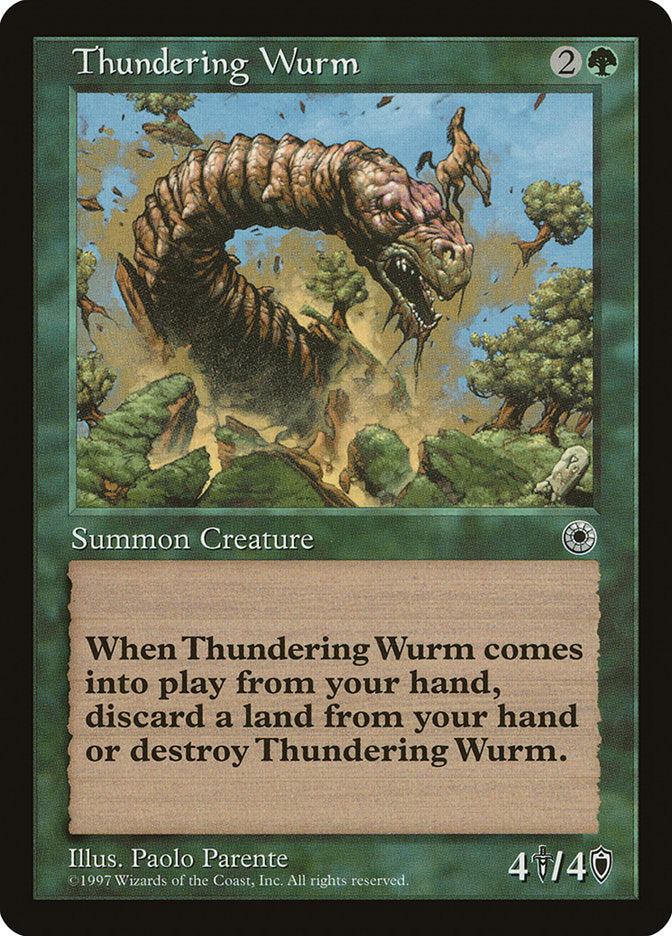 Thundering Wurm [Portal] | L.A. Mood Comics and Games