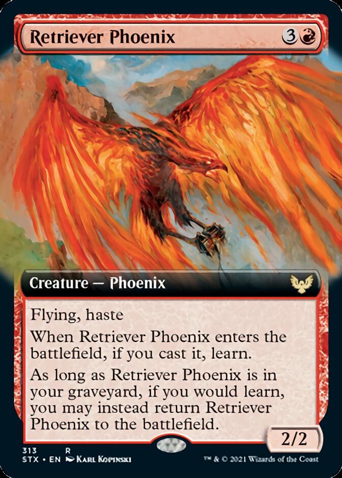 Retriever Phoenix (Extended Art) [Strixhaven: School of Mages] | L.A. Mood Comics and Games