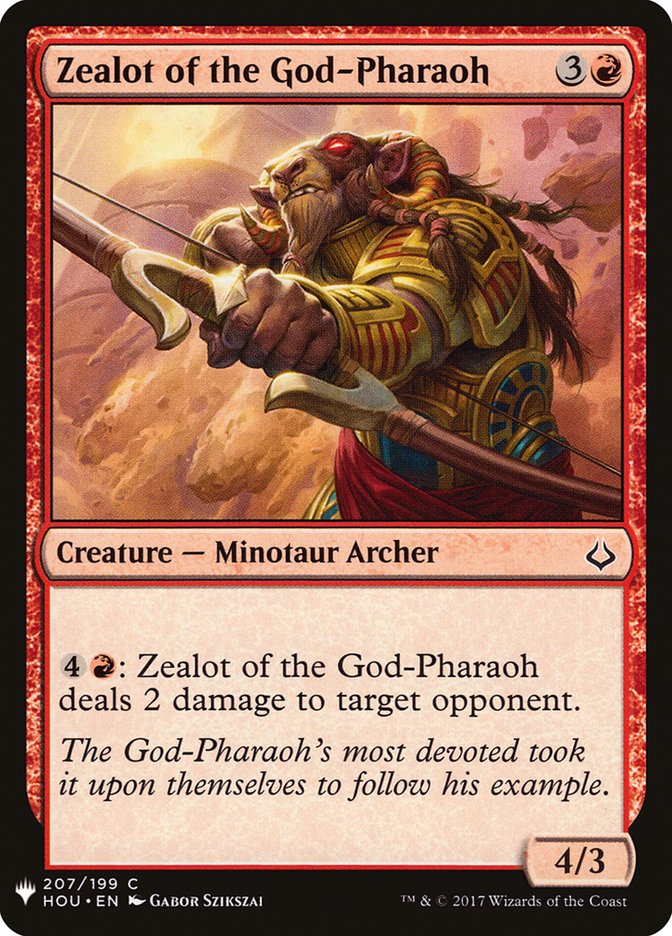 Zealot of the God-Pharaoh [Mystery Booster] | L.A. Mood Comics and Games