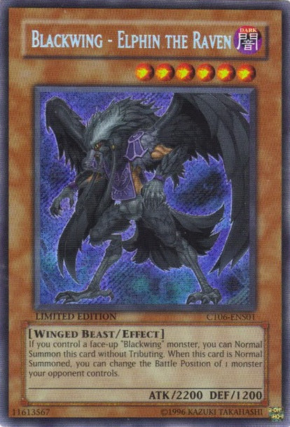 Blackwing - Elphin the Raven [CT06-ENS01] Secret Rare | L.A. Mood Comics and Games