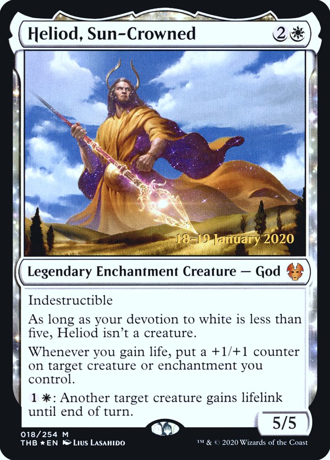 Heliod, Sun-Crowned [Theros Beyond Death Prerelease Promos] | L.A. Mood Comics and Games
