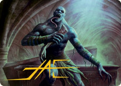 Ghoul Art Card (Gold-Stamped Signature) [Dungeons & Dragons: Adventures in the Forgotten Realms Art Series] | L.A. Mood Comics and Games