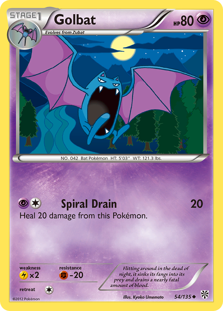 Golbat (54/135) [Black & White: Plasma Storm] | L.A. Mood Comics and Games