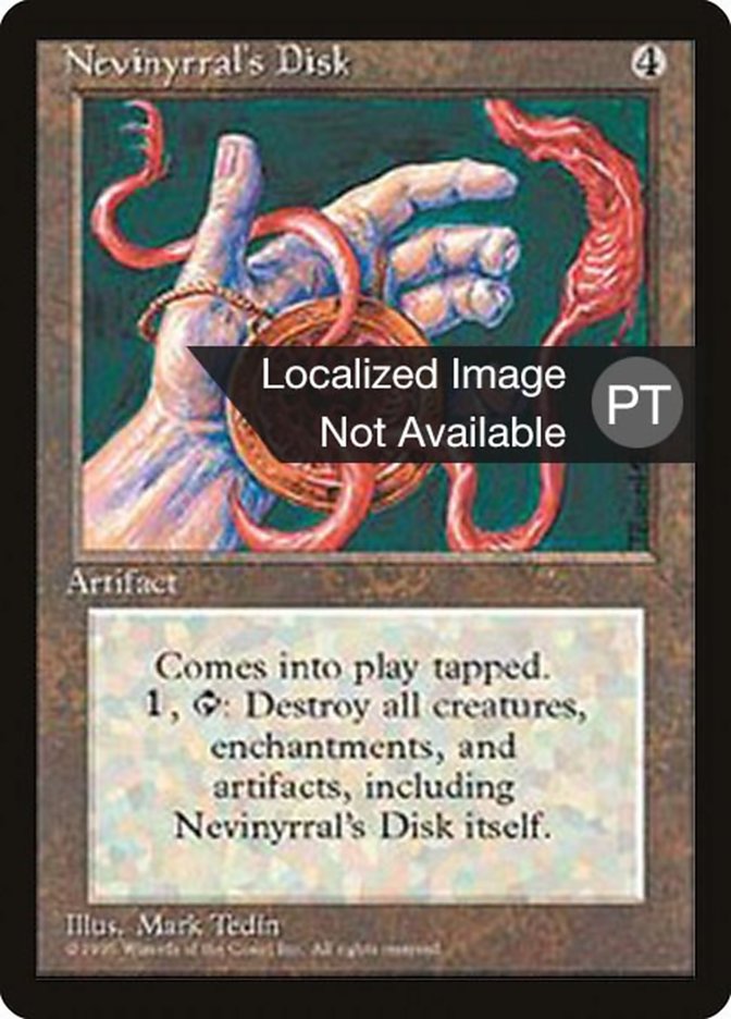 Nevinyrral's Disk [Fourth Edition (Foreign Black Border)] | L.A. Mood Comics and Games