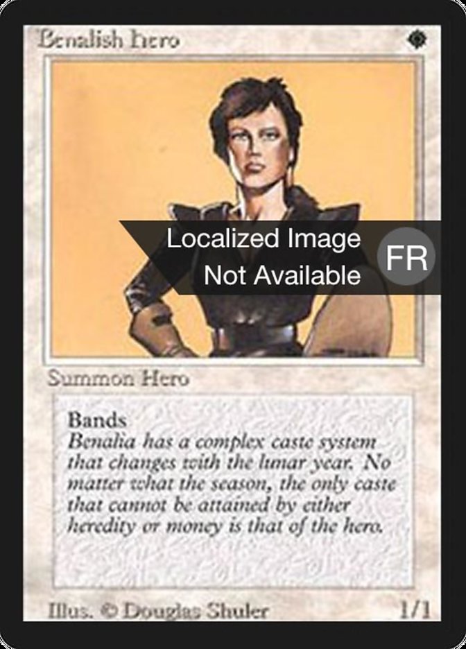 Benalish Hero [Foreign Black Border] | L.A. Mood Comics and Games