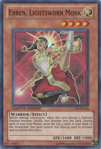 Ehren, Lightsworn Monk [CT08-EN016] Super Rare | L.A. Mood Comics and Games