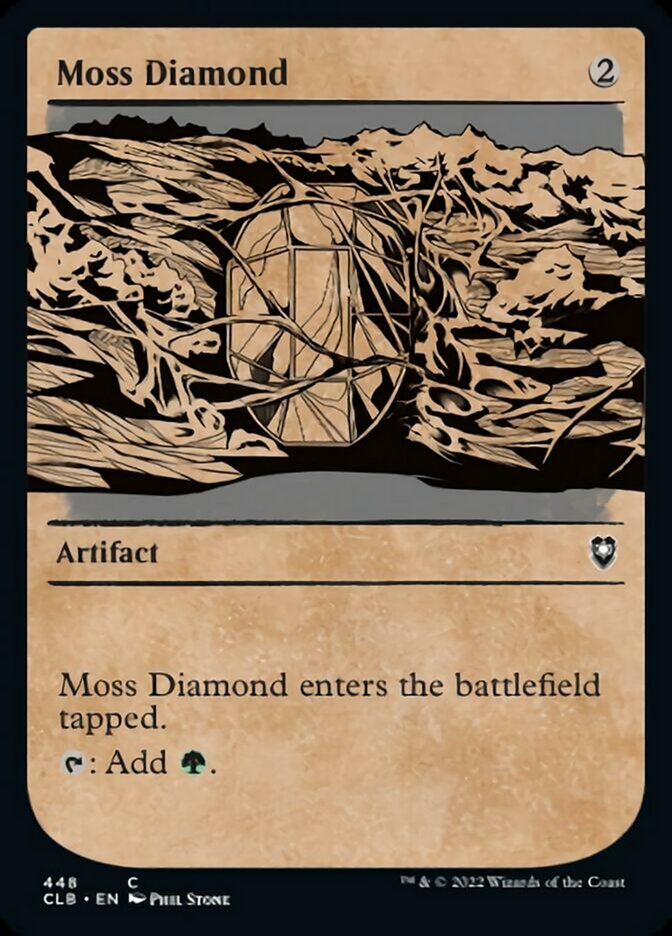 Moss Diamond (Showcase) [Commander Legends: Battle for Baldur's Gate] | L.A. Mood Comics and Games