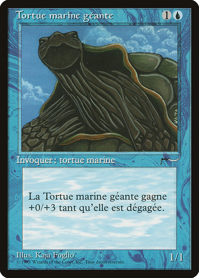 Giant Tortoise (French) - "Tortue marine geante" [Renaissance] | L.A. Mood Comics and Games
