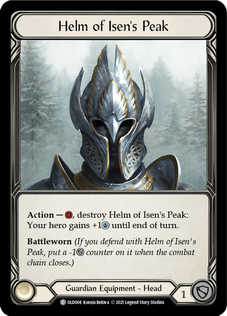 Helm of Isen's Peak [OLD004] (Tales of Aria Oldhim Blitz Deck)  1st Edition Normal | L.A. Mood Comics and Games