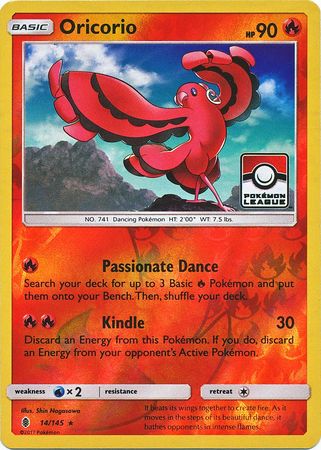 Oricorio (14/145) (League Promo) [Sun & Moon: Guardians Rising] | L.A. Mood Comics and Games